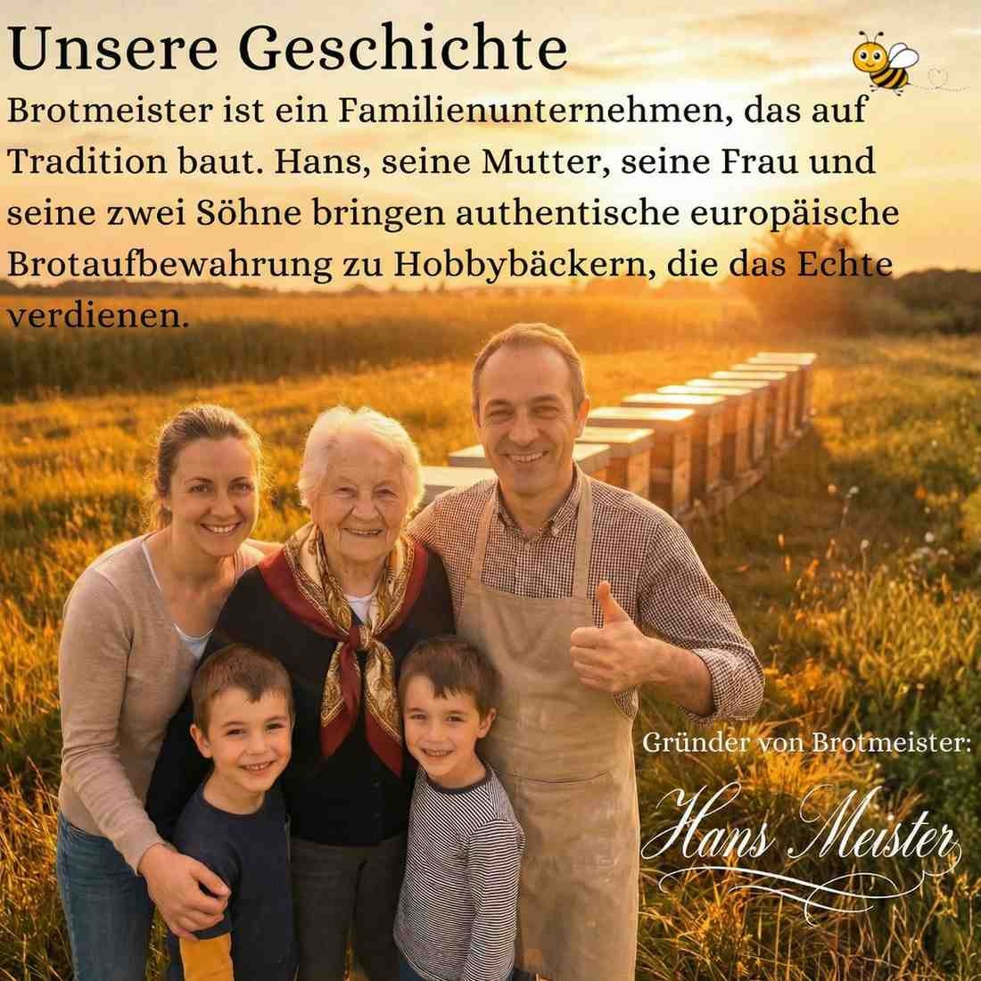 Premium-Brotbeutel aus 100 % Baumwolle und Bienenwachs